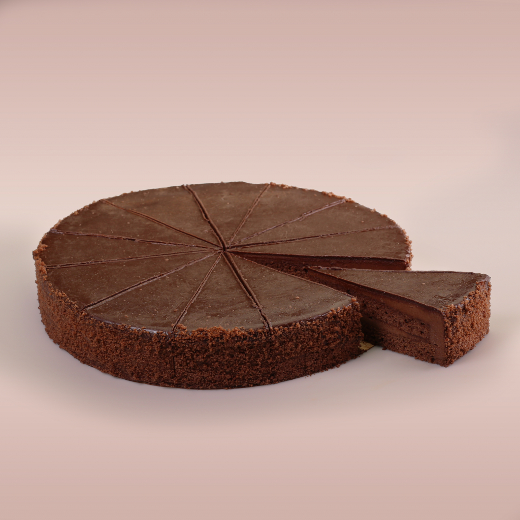 Chocolade-truffeltaart