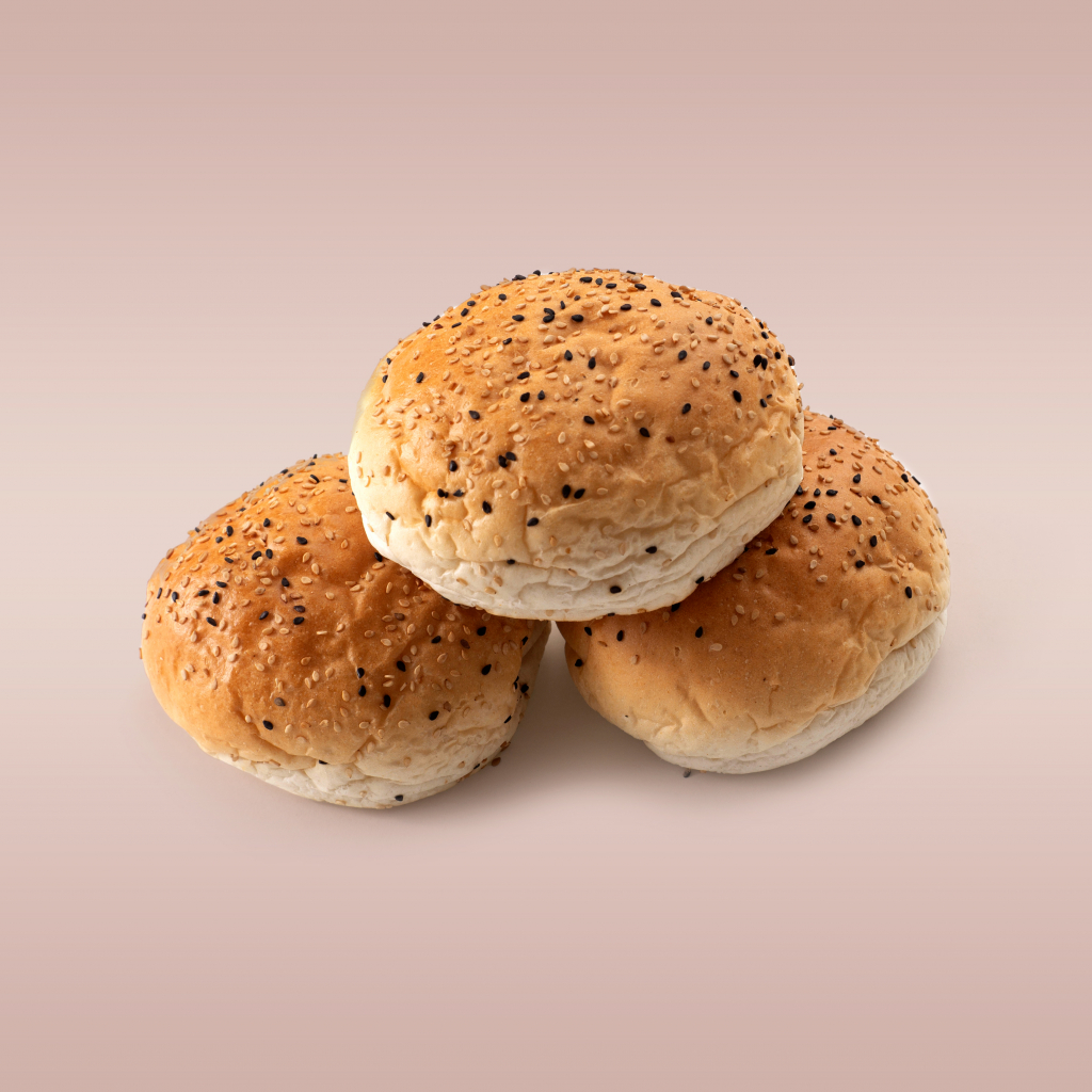 Vegan wit sesambolletje 80 gram