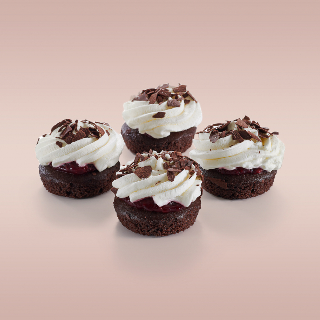 Cupcake Schwarzwalder kersen 70 gram