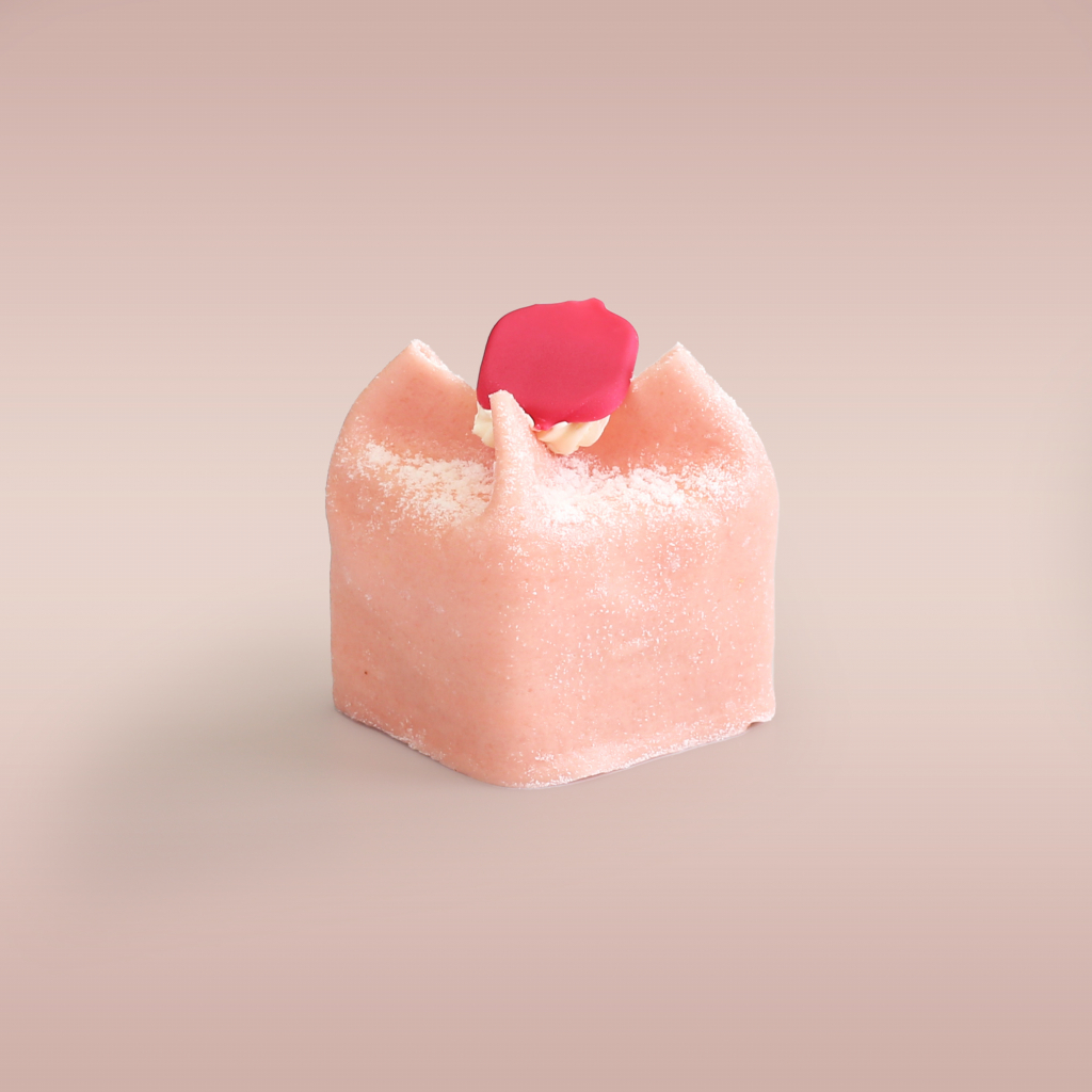 Marsepein cake kasteeltje