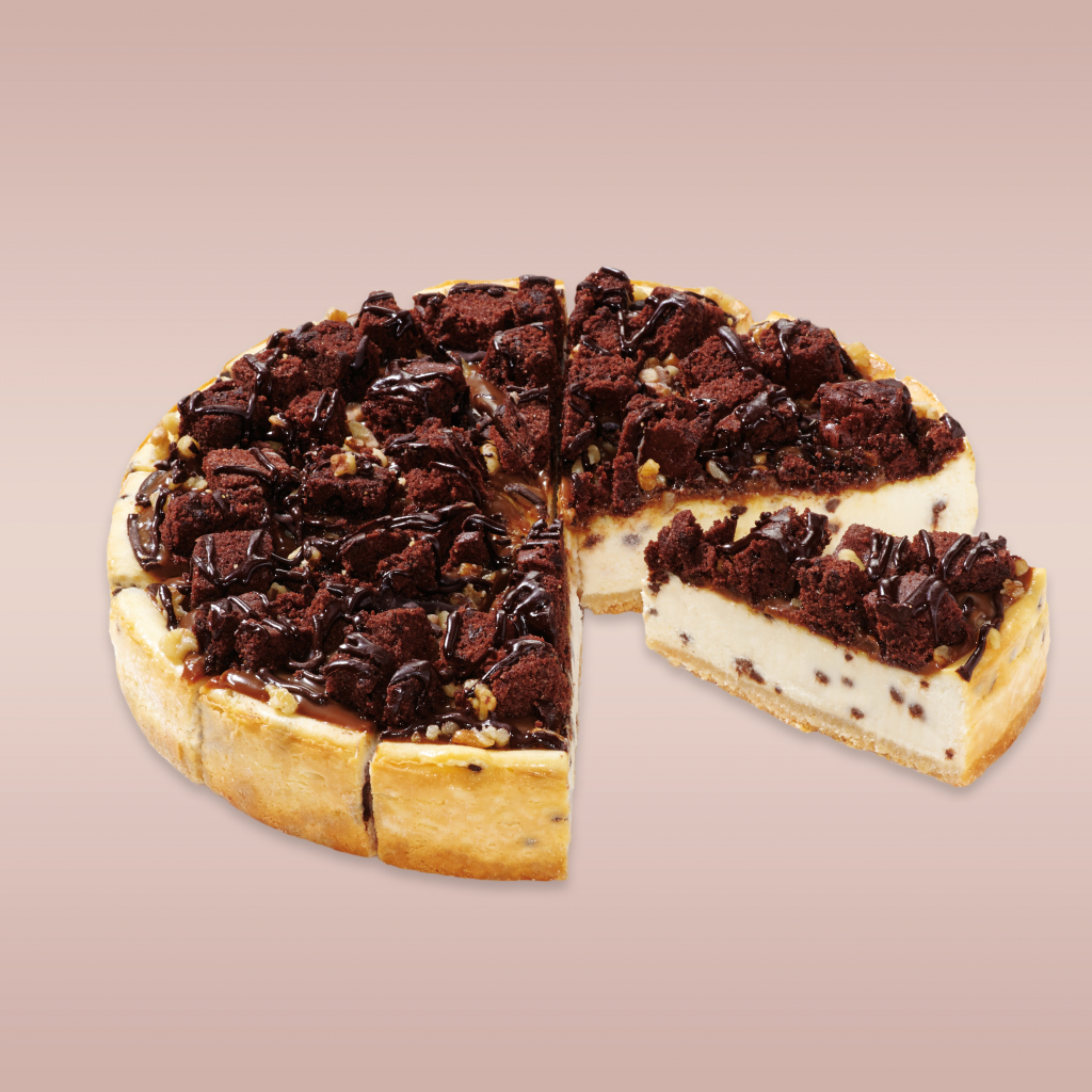 Karamel brownie cheesecake 