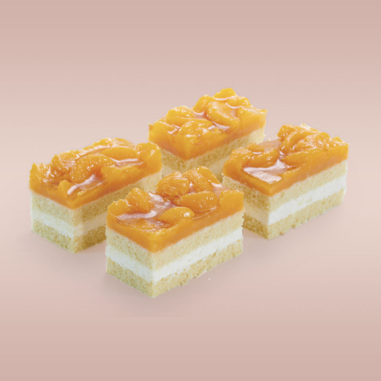 Mandarijn slagroomgebakje