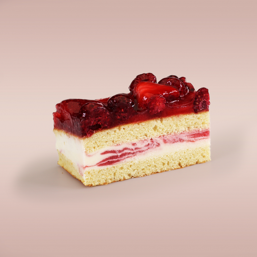 Aardbei Framboos Yoghurtgebak