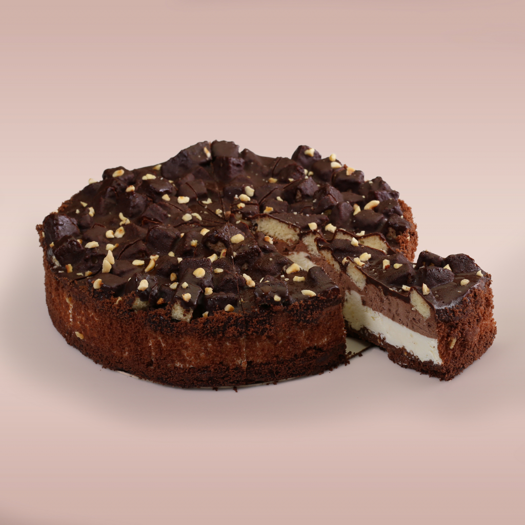 Chocolade Crunch Taart 