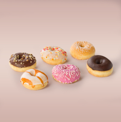 Mini Donuts assortiment 26 gram