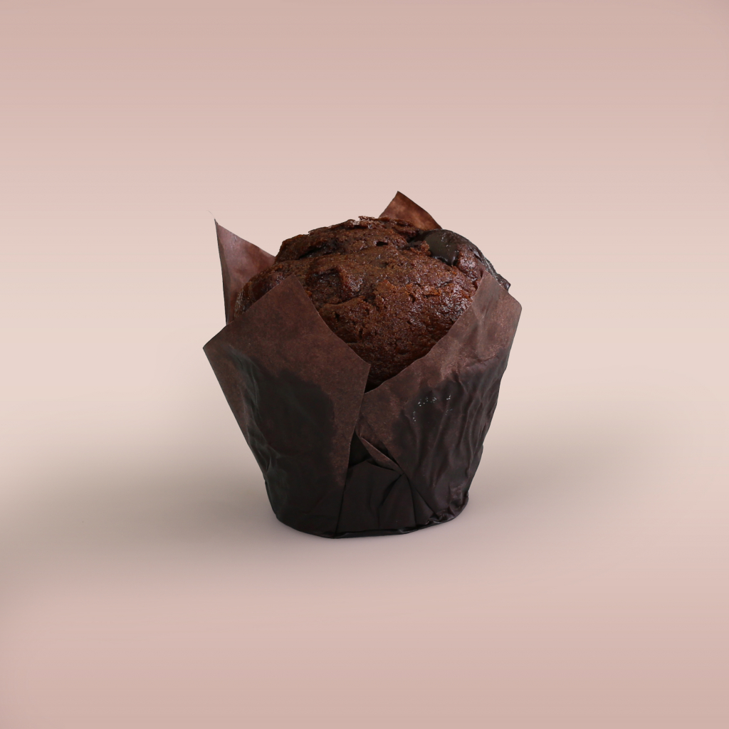 Tasty muffins double chocolate
